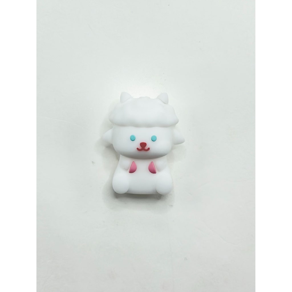 3Dの小さなかわいい羊の子羊のシリコンフォーカルビーズ