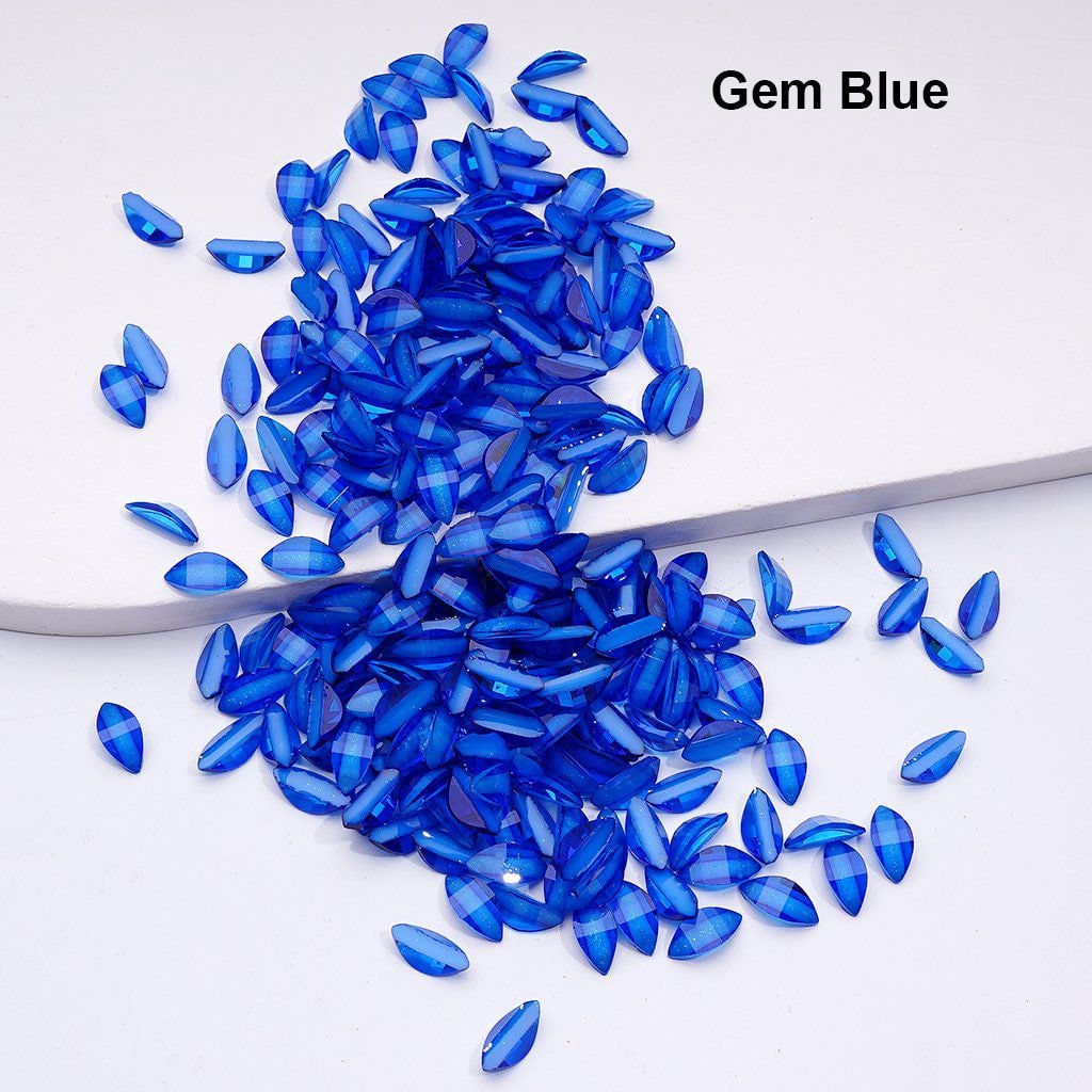 Mini Cute Glitter Tree Leaves Charm Jewelry Accessories （64.5g for 1000 Pieces)