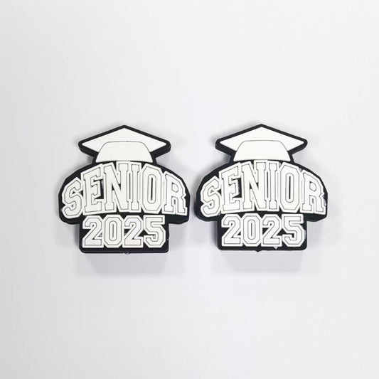 Senior 2025 Graduation School Silicone Focal Beads