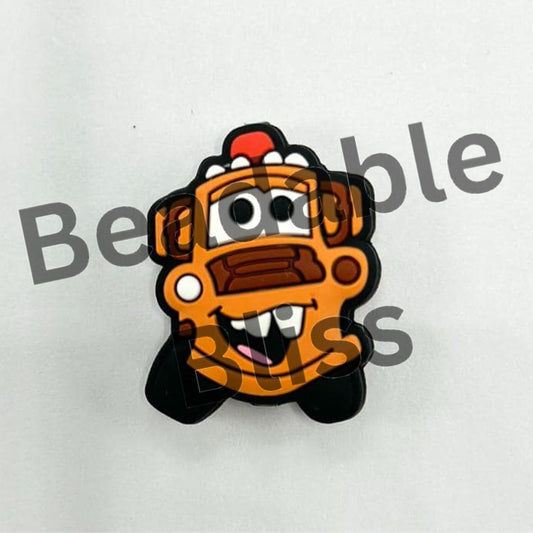 車用ビーズ、漫画風車型シリコン製フォーカルビーズ