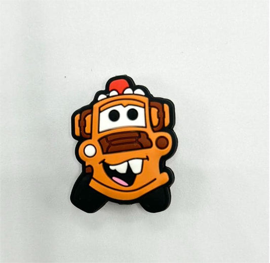 Car Beads, Cartoon Car Style Vehicle Silicone Focal Beads