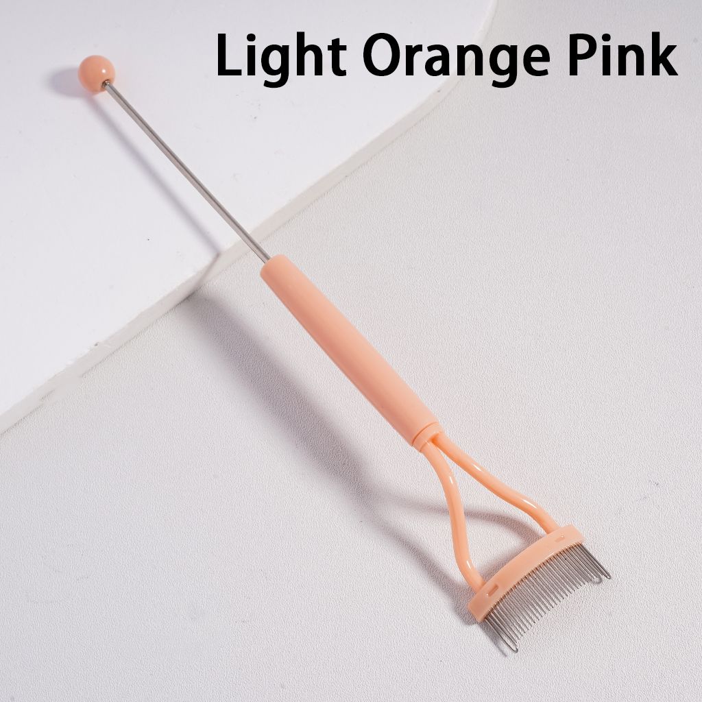 Beadable Eyelash Curler Separator Tool Comb in Solid Color, 157MM