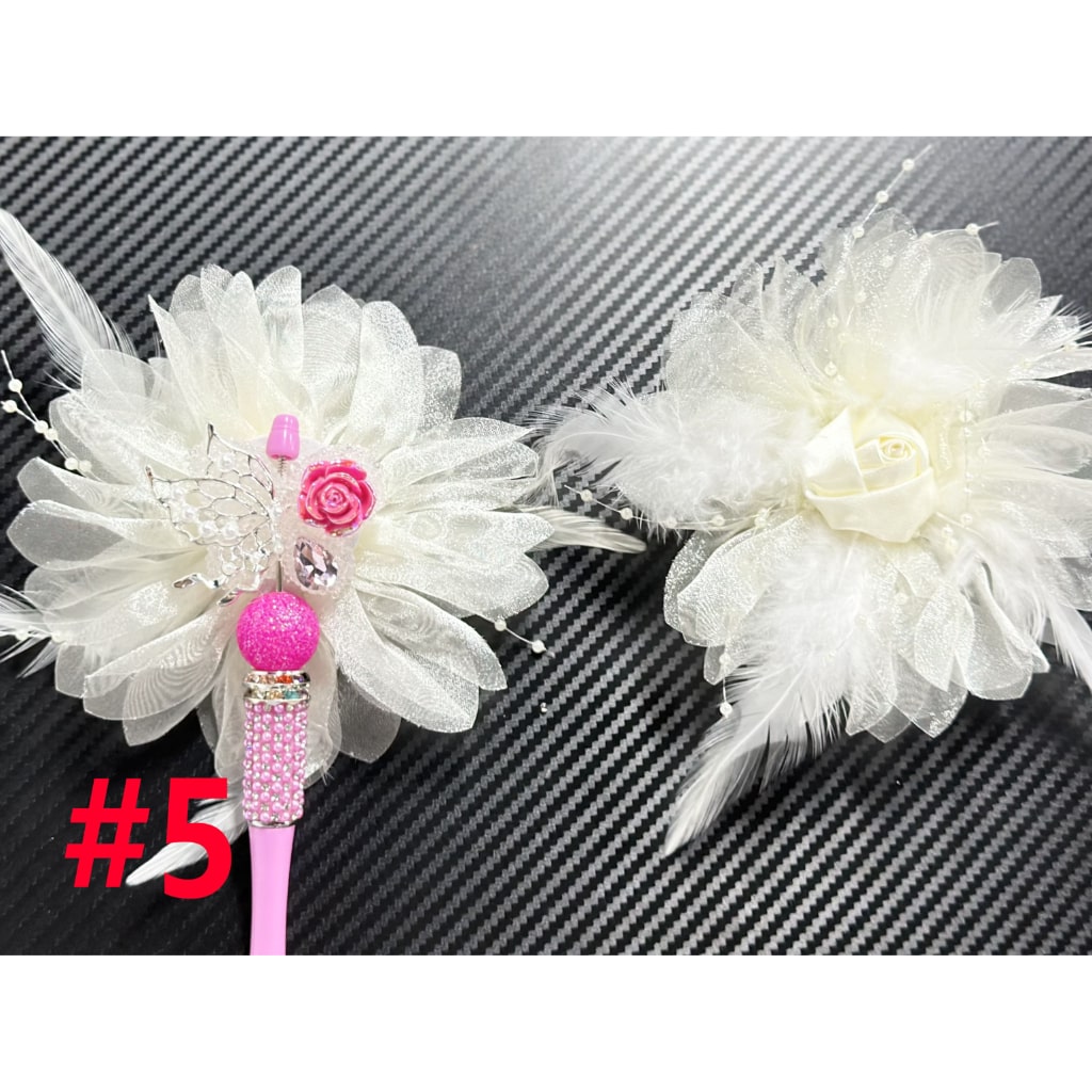 Big Beads, Extra Large Fancy Acrylic Sugar Beads with Rhinestones Feathers Butterfly Wings, 130mm Please Read the Description