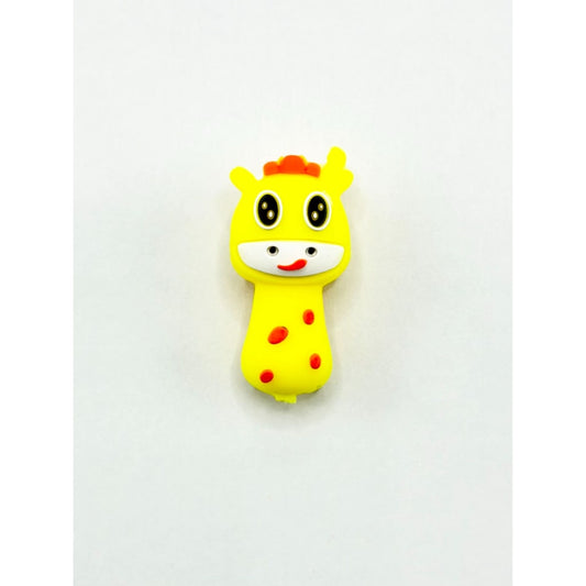 3Dかわいいキリンシリコンフォーカルビーズ