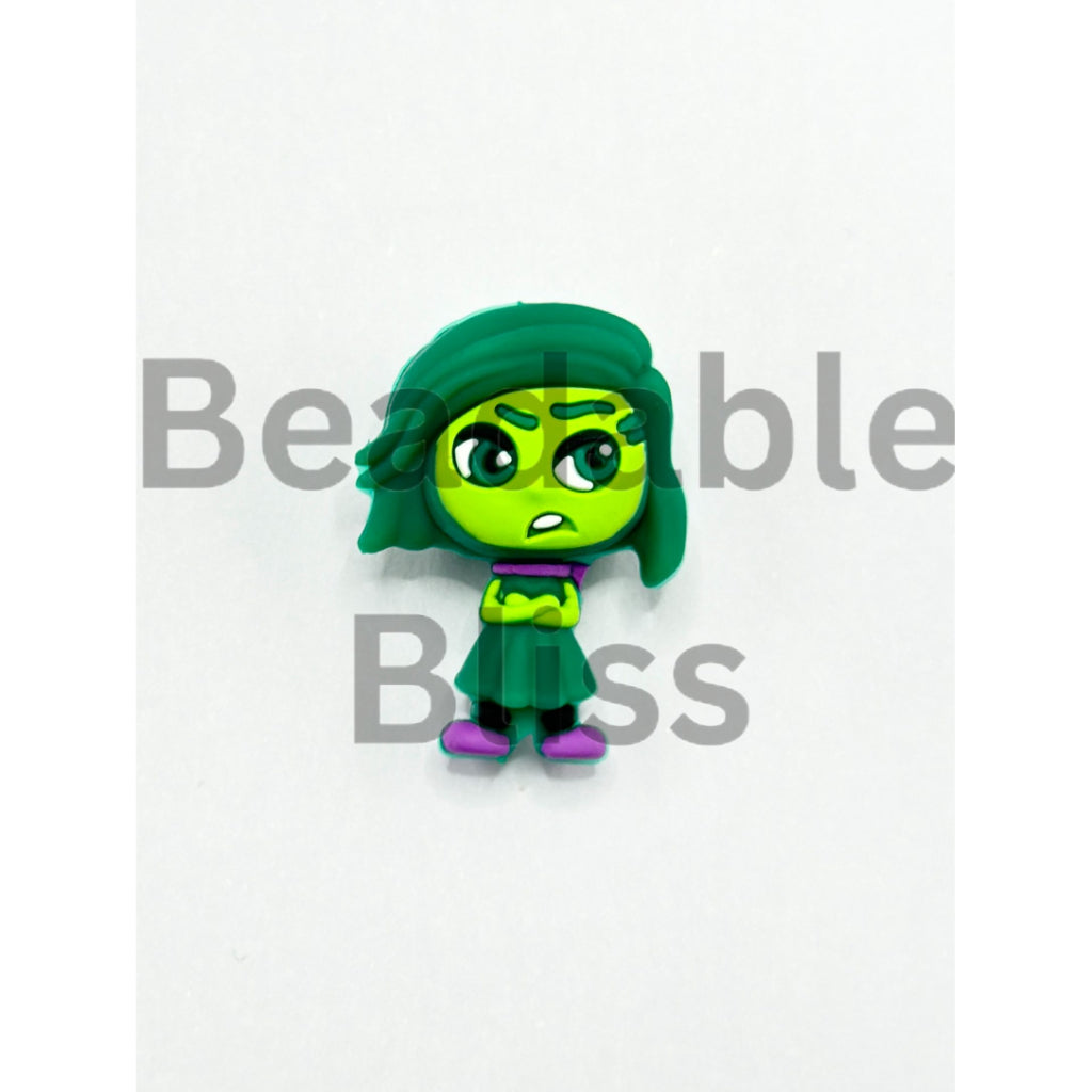 3D Insid Out Disgus Cartoon Silicone Focal Beads (Ship out in Around 4-6 Days after Ordering)