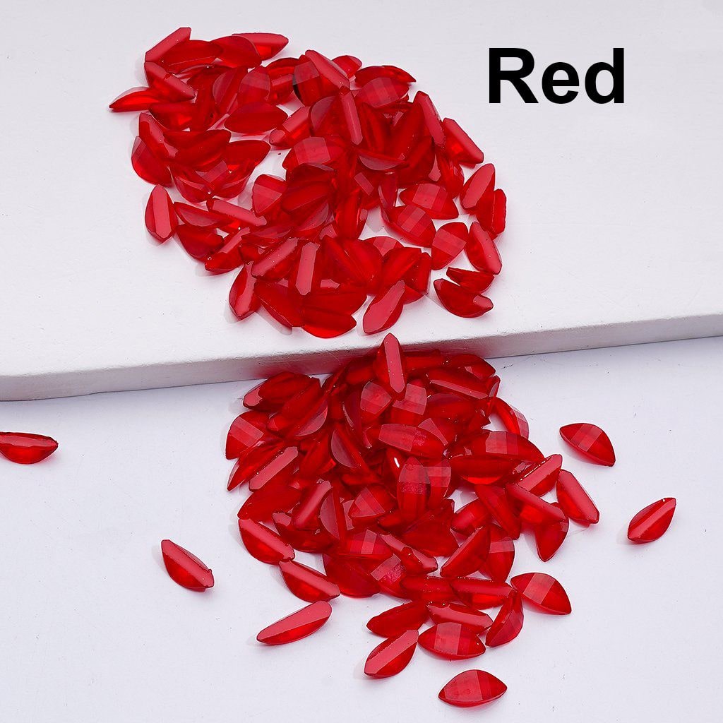Mini Cute Glitter Tree Leaves Charm Jewelry Accessories （64.5g for 1000 Pieces)