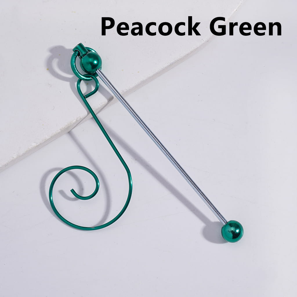 Multi-Color Metal S-Shaped Swirl Hangers Hooks with Keychain Bar for Christmas Ornaments Accessories (Please Read the Description)