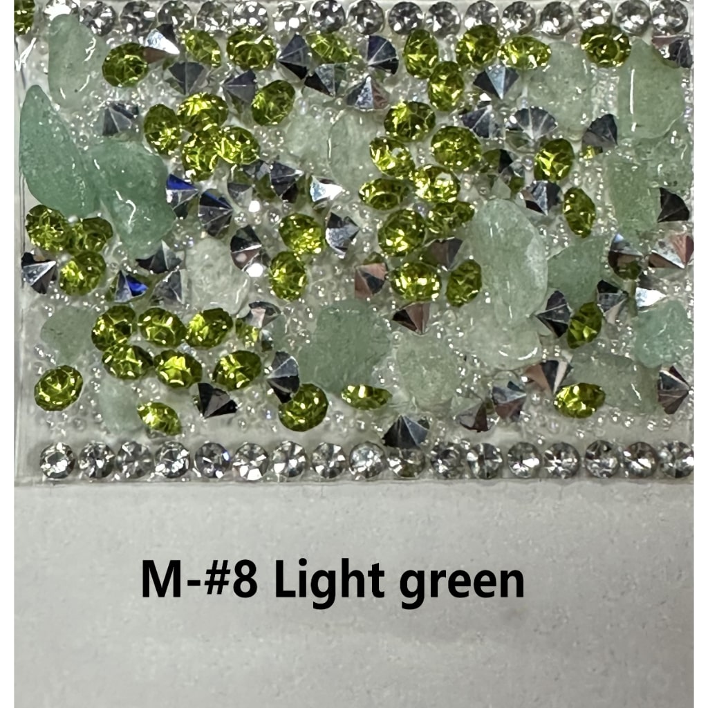 DIY Bling Bling Wraps Tapes with Small Cobblestone Pebble Cone Shape Rhinestone Clear Rhinestone Chain for Pen, Around 40*28MM, 78pcs in 1 Sheet, Please Read the Description