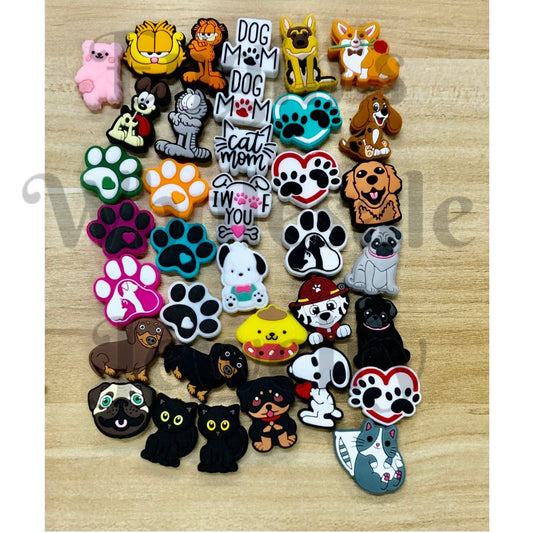 Pets including Dogs and Cats Silicone Focal Beads - READ DESCRIPTION