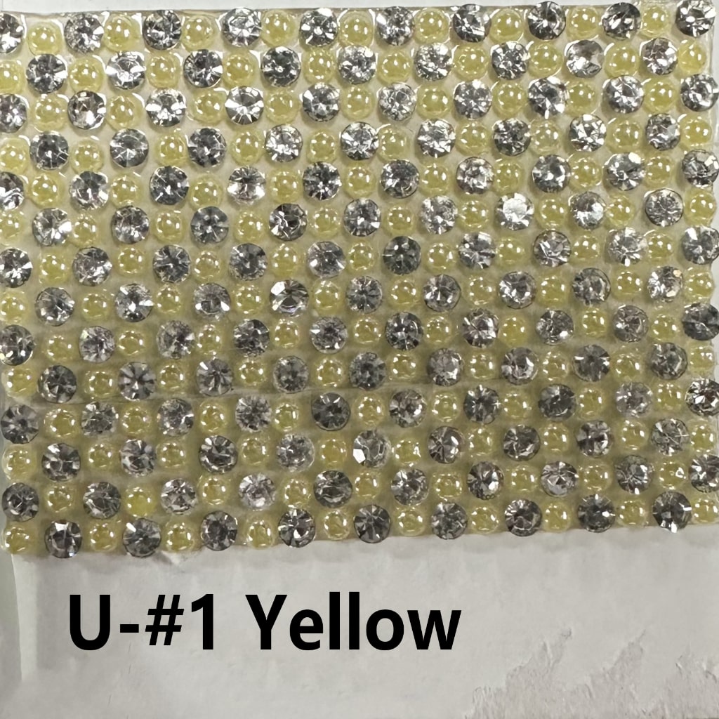 DIY Bling Bling Wraps Tapes with Clear Rhinestones & Pearls for Pen, Around 40*28MM, 78pcs in 1 Sheet, Please Read the Description