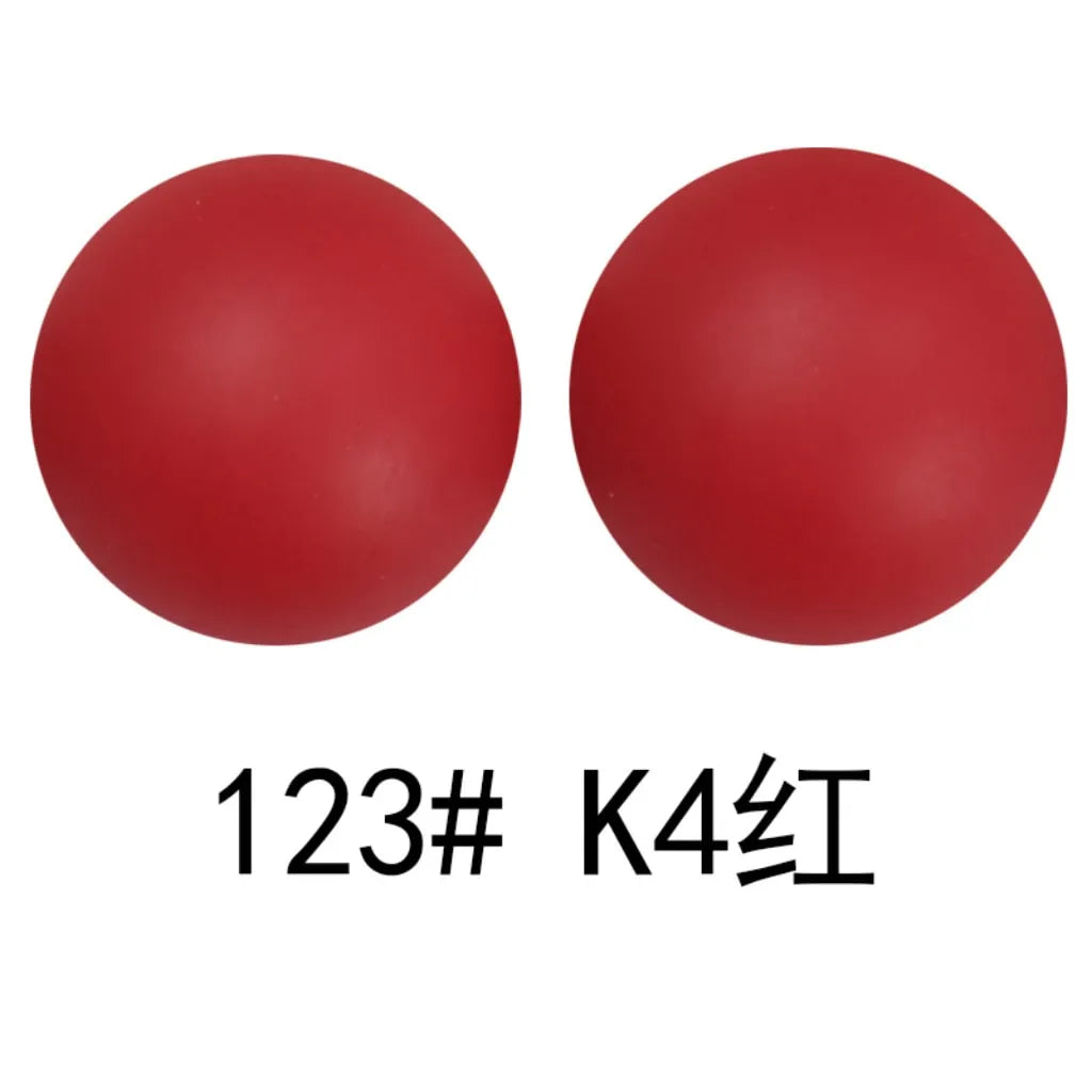 Silicone Beads, Solid Colors, 15 mm