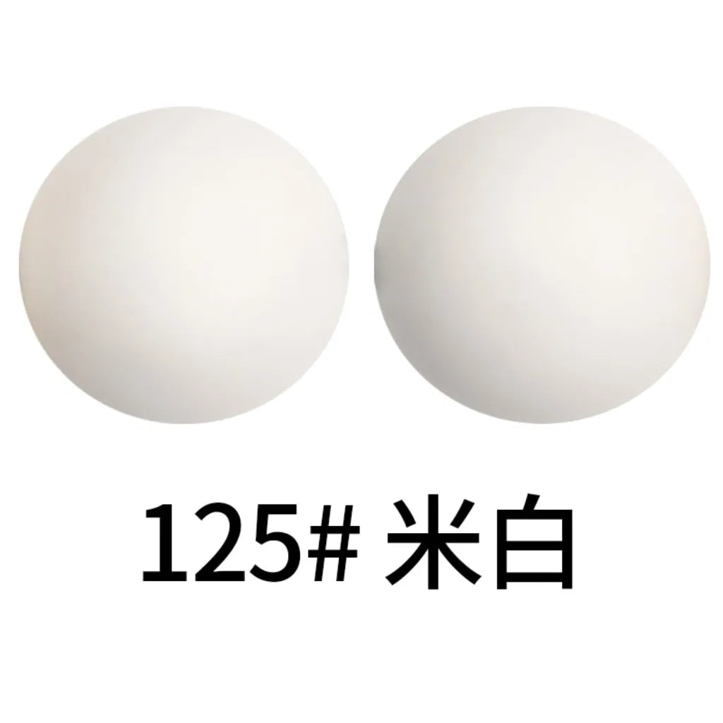Silicone Beads, Solid Colors, 15 mm